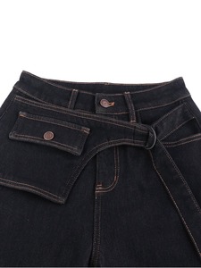 Pantalones vaqueros de cintura alta, anchos y transpirables de alta calidad, pantalones vaqueros cómodos y de buena calidad para mujer. - Product Image 6