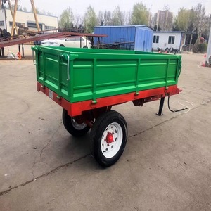 Quality Steel <b>Farm</b> <b>Trailer</b> Double Axle Heavy Duty 800-1500kg Livestock Transport <b>Farm</b> Animals Livestock <b>Trailers</b> - Product Image 2