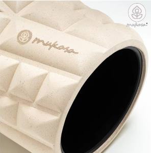 Rouleau en mousse EVA ABS Mukasa, écologique, fermeté moyenne, 13x13x33cm, accessoire portable pour le yoga, le Pilates et la remise en forme - Product Image 2