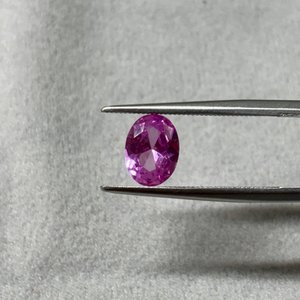 Precio al por mayor Zafiro colombiano hidrotermal suelto a granel, corte ovalado, esmeralda verde cultivada en laboratorio, zafiro Paraiba 6x8mm 7x9mm 8x10mm - Product Image 6