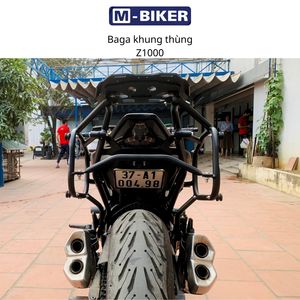 Portaequipajes Trasero M-Biker Z1000 con Alforjas de Cuero Usadas Thp CNC 12kg 110x35x30cm - Product Image 6