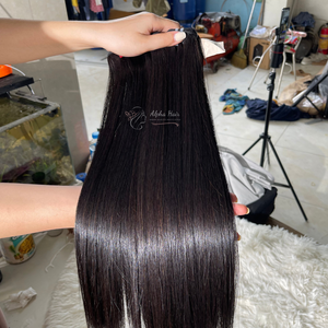 La más vendida Venta de Navidad de las mujeres cutícula alineada espejo hueso recto superior 1 Genius extensiones de trama pelucas 100% colores superiores humanos - Product Image 3