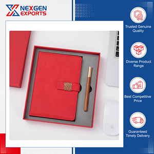 Proveedor Mayorista de Sets de Regalo Corporativos de Lujo en Cuero PU de Primera Calidad, Bolígrafo con Diseño de Logotipo Personalizado, Precio Nominal de Mercado - Product Image 3