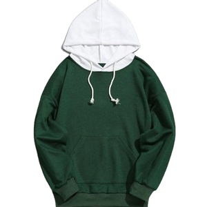 เสื้อฮู้ดดี้ผ้าฟลีซคอตตอน 100% รุ่นใหม่ปี 2025 ทรงปกติ สีพื้น กันลม ระบายอากาศได้ดี มีกระเป๋า ซิปหน้า - Product Image 5