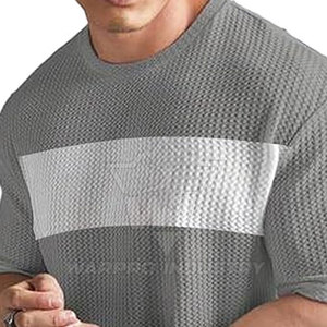 เสื้อยืดโอเวอร์ไซส์ผู้ชาย ผ้าเนื้อนุ่ม สไตล์ลำลอง แฟชั่นคนเมือง แขนสั้น เสื้อผ้าผู้ชายเท่ๆ เสื้อยืดโอเวอร์ไซส์ - Product Image 6