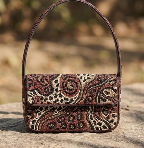Bolso de mano de moda para mujer, hecho a mano con cuentas, diseño de leopardo, bolso de hombro de diseñador, bolso de noche bordado, accesorio para fiesta nupcial - Product Image 1