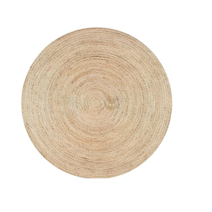 Tapis en jute moderne fait main, tapis de sol en fibres naturelles pour salon, chambre à coucher, décoration de la maison - Product Image 3