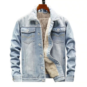 Econex Sports High-quality 100% Cotton Modern Regular Fit Men's Denim <b>Jacket</b> Patchwork Design Eco-Friendly Breathable Button Fly - Product Image 1