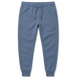 <b>Men's</b> Midweight Knitted Jogger Pants <b>Elastic</b> Waist Drawstring Casual Sweatpants Soft Cotton Blend Sports <b>Trousers</b> Custom Logo - Product Image 2