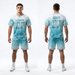 Ensemble Maillot et Short de Lacrosse Orange et Noir avec Motif Flamme, Sublimation, Léger, en Polyester Interlock Respirant - Product Image 5