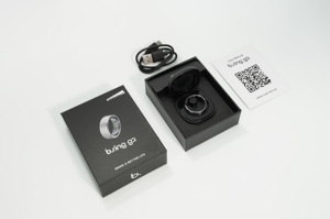 แหวนอัจฉริยะ b.ring Smart Cell สำหรับอุปกรณ์สวมใส่ขนาดเล็ก ดีไซน์ไทเทเนียมน้ำหนักเบาพิเศษ พร้อมที่เก็บข้อมูลภายใน - Product Image 2