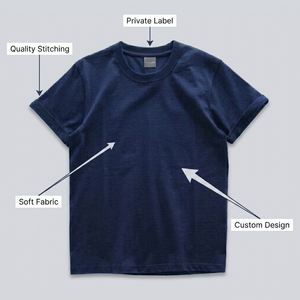 Customizable Drop Shoulder Men's <b>Tshirt</b> Streetwear Blank 100% Cotton Boxy Oversized T-shirt - Product Image 6