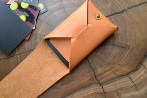 Eco Friendly Stitchless Leather <b>Wallet</b> Minimalist Card Case Genuine Leather Slim No Stitch <b>RFID</b> <b>Blocking</b> Mini SLW-0022 - Product Image 2