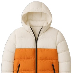 Doudoune à capuche légère compressible résistante à la bulle pour l'hiver OEM Veste rembourrée matelassée respirante personnalisée pour hommes - Product Image 1