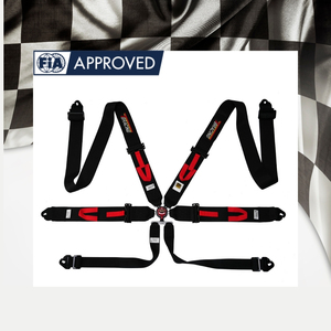 Cinturón de Seguridad FIA de 6 Puntos, Arnés de Poliéster con Costuras Reforzadas para Fabricantes OEM/ODM, Venta al Por Mayor - Product Image 2