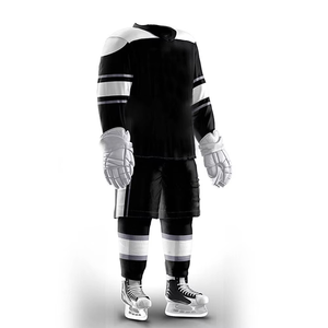 Tenue d'équipe professionnelle personnalisée pour le hockey sur glace pour hommes, ensembles de style nouveau avec technique de sublimation, vêtements de sport OEM - Product Image 2