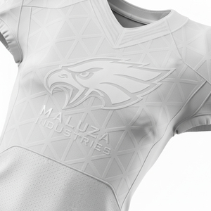 Ensemble complet de maillot et pantalon de football américain personnalisé, sublimation intégrale, respirant, pour jeunes et adultes, idéal pour l'entraînement et les matchs. - Product Image 5