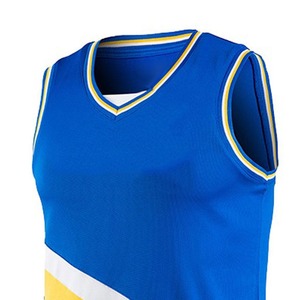 Ensembles d'uniformes de basketball pour hommes adultes, respirants, à séchage rapide, sans manches, personnalisables, vêtements de sport d'équipe - Product Image 4