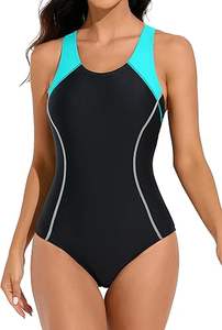 Combinaison une pièce pour femme à séchage rapide, très extensible, sans manches, maillot de bain décontracté, vêtements de natation et de surf, combinaison pour femme - Product Image 5