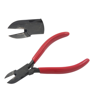 130mm Black Oxide Stainless Steel Side Cutter Wire Cutter Smooth Jaws PVC Handles Jewelry Making Crimping Fishing Circlip OEM - Product Image 1
