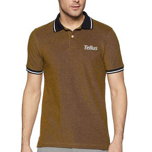 Camisetas Polo Casuales para Hombre, Nuevo Diseño en Venta, Logotipo Personalizado, Color Sólido, Transpirables - Product Image 1