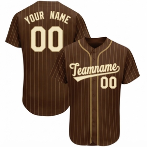 Commande Urgente : Maillot de Baseball Personnalisé en Polyester – Tenue Sportive Personnalisée avec Votre Nom et Numéro pour Équipes - Product Image 1