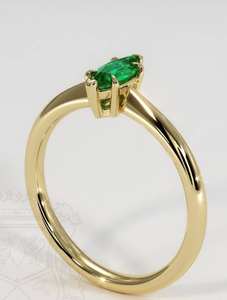 Esmeralda Verde Natural y Creada en Laboratorio, Corte Marquesa, Gema Suelta, Tamaños Personalizados para Suministro de Joyería - Product Image 4