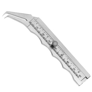 Calibrador Vernier Dental de Acero Inoxidable, Angular, de 0 a 80 mm, con Rango de Medición de 4.5 - Product Image 1