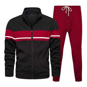 Wholesale Price <b>Winter</b> Streetwear Tracksuit Hooded Drawstring <b>Jacket</b> Jogger Set Athletic Sportswear Training <b>Running</b> Gym Casual - Product Image 1
