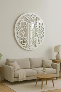 Bathroom <b>Makeup</b> <b>Table</b> High Quality Bone Inlay Most Popular Modern Wall Mounted Mirror Decoration Living Room Hotel Restaurant - Product Image 5