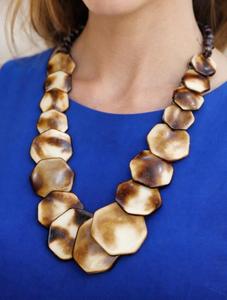 Hot Selling Handmade Colourful Resin Necklace for Women and Girls Classic Fashion Jewellery Chain From India for Gifts - Product Image 5