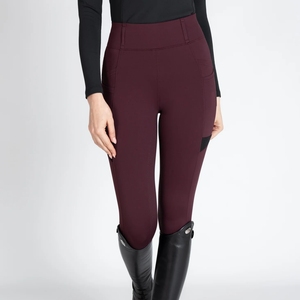 High Quality 4-way Stretch Horse Riding Breeches <b>Leggings</b> Tights <b>Equestrian</b> Wear Pants on Technical Fabric with Soft Feel - Product Image 1