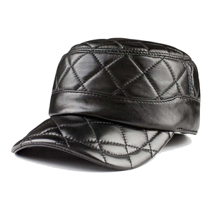 Jimieson Apparel High Quality <b>Baseball</b> <b>Caps</b> New Design PU Leather Custom Made Black Fitted Comfortable Sporty Breathable Adults - Product Image 5