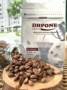 DHPONE Café en Grano Tostado 20% Arábica 80% Robusta Tueste Medio Sabor Amargo Alta Calidad Lam Dong Vietnam 500g Uso con Filtro Phin - Product Image 6