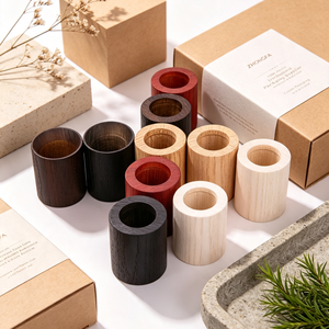 Tapa de Madera de Bambú Personalizada OEM para Botellas de Perfume, Forma Redonda y Cuadrada, Tapa de Madera Premium para Envases de Fragancias y Cosméticos, Directo de Fábrica - Product Image 5