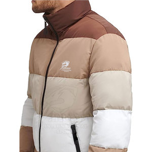 Custom Sublimation Printed <b>Men</b> Puffer <b>Jackets</b> For Brand Private Label High Strength Stitching Winter Gear - Product Image 5