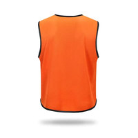 Gilet de football haut de gamme en tissu mesh léger, parfait pour l'entraînement, les matchs et les activités sportives d'équipe.