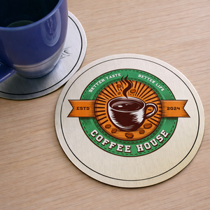 Cadeaux promotionnels OEM, sous-verres métalliques personnalisés avec logo - Product Image 4