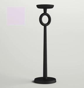 Support de bougie haut en métal noir élégant pour décoration de table et usage domestique, idéal pour le salon, à prix avantageux - Product Image 1