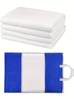 2pcs Men's Solid Muslim Ihram Towels Traditional Korean Clothing Bamboo Fiber Viscose Cotton Polyester Polka Dot Casual Summer