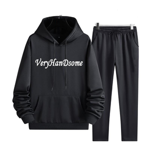 Survêtement en polaire technique de poids lourd pour hommes, survêtement de jogging d'hiver coupe ajustée avec logo personnalisé, conception de fermeture à glissière latérale - Product Image 3