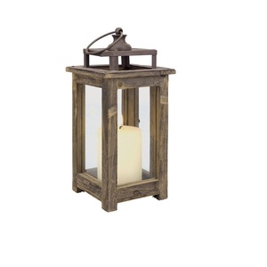 โคมไฟมะม่วงไม้ตกแต่งงานแต่งงาน โคมไฟตกแต่งบ้าน ห้องนั่งเล่น ฟาร์มเฮาส์ ของตกแต่งคริสต์มาส ของตกแต่งเทศกาล - Product Image 1