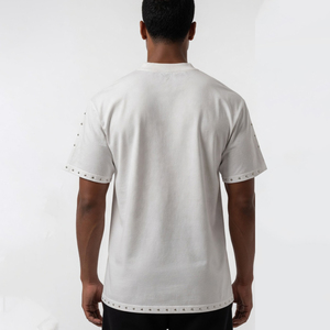 Camiseta Formal de Algodón Tejido Extra Grande Personalizada para Hombre, con Estampado Serigrafiado, Diseño Sólido, Manga Corta, Transpirable, Ecológica, OEM - Product Image 5
