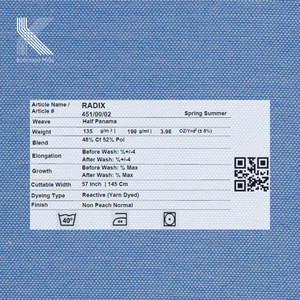 Tissu en coton imprimé en gros, emballage personnalisé, tissu de chemise 100% coton tissé - Product Image 4