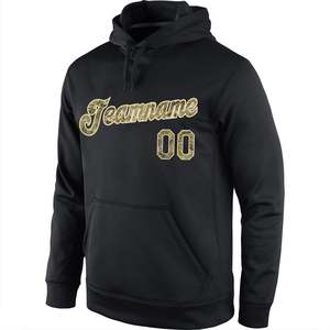 Sweat à capuche tendance personnalisé pour équipe sportive, avec noms et numéros, poche kangourou, marque privée, vente en gros - Product Image 2