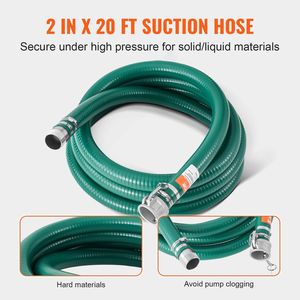 Kit di tubo di aspirazione verde 2 in X 20 ft e blu 65 ft per Kit di irrigazione pompa dell'acqua - Product Image 3