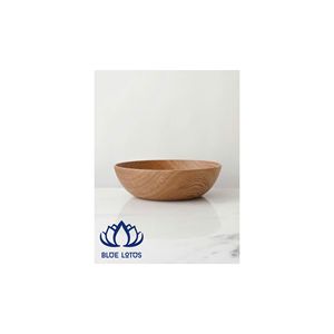 [BEST SELLER] Bol à salade en bois classique personnalisé et écologique pour servir du riz, des nouilles, des collations, des repas, usage domestique au Vietnam - Product Image 1