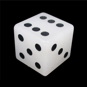 Stone White jade D6 Dice Cube Natural Gemstone Crystal Stone D6 Dice Engraved Stone Custom Dice <b>Sets</b> - Product Image 5