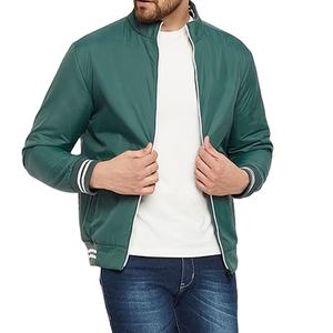 PRO ENTERPRISES, chaqueta de bombardero informal gruesa a prueba de viento para hombre, cuello en V, cierre de cremallera, carcasa de nailon/algodón, 100% poliéster, ajuste holgado - Product Image 5