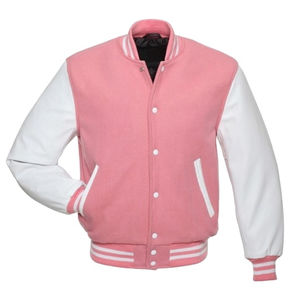 Chaqueta Varsity Personalizada para Hombre, Negra con Mangas en Contraste Blanco, Estilo Béisbol, Chaqueta Universitaria, Chaqueta Bomber, Ropa de Calle - Product Image 2